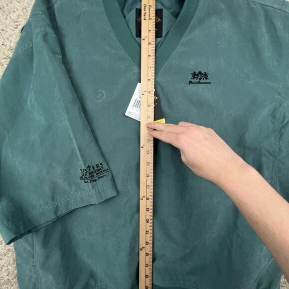 NWT Monterey Club Pullover Windbreaker Jacket Mens XL Green HURSTBOURNE GOLF KY - Picture 9 of 12
